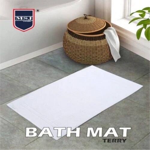 Maliktek Cotton Bath Mat (White) - Image 2