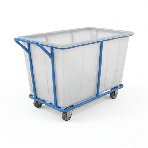 Laundry Wet Linen Trolley – Fibre White (124x76x80H cm, 150–200KG) - Image 1