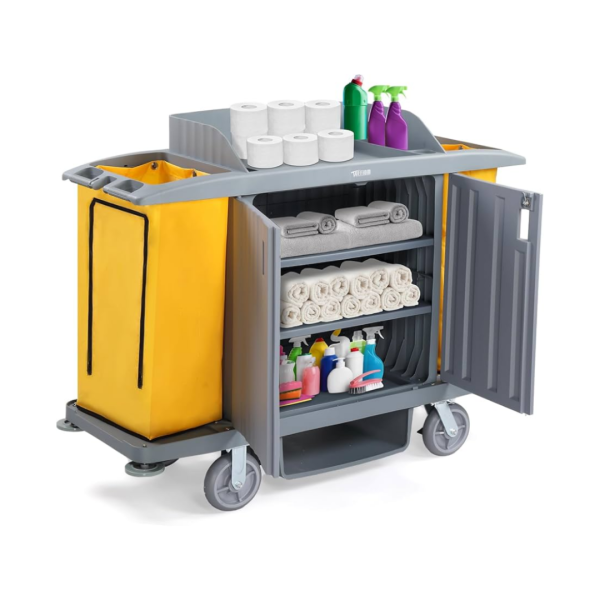 05 Room Cleaning _ Service Trolley – Fibre Grey (China)