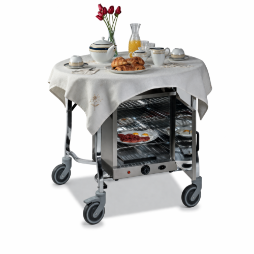 Wooden / Stainless Steel Room Service Trolley - Image 2