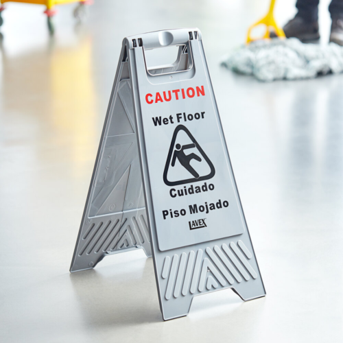 Caution Sign – Grey - Image 2