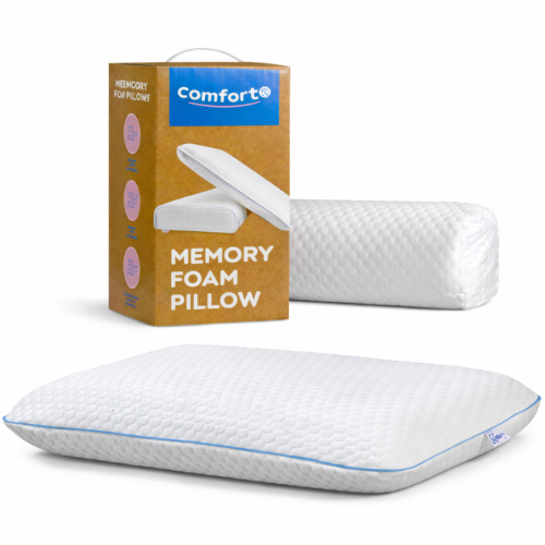 Memory Pillow – White (60x40x13 cm) (Dubai) - Image 1