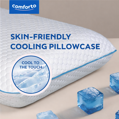 Memory Pillow – White (60x40x13 cm) (Dubai) - Image 2