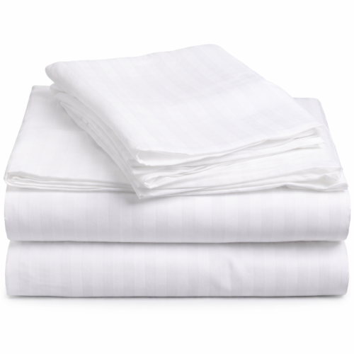 MSA Big Stripe Bedsheet – Brilliant White - Image 2