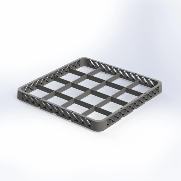 47 Glass Rack Extenders – Black – 16 Slot (Dubai) (3)