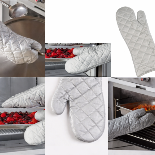 Oven Gloves – Grey (China) - Image 3
