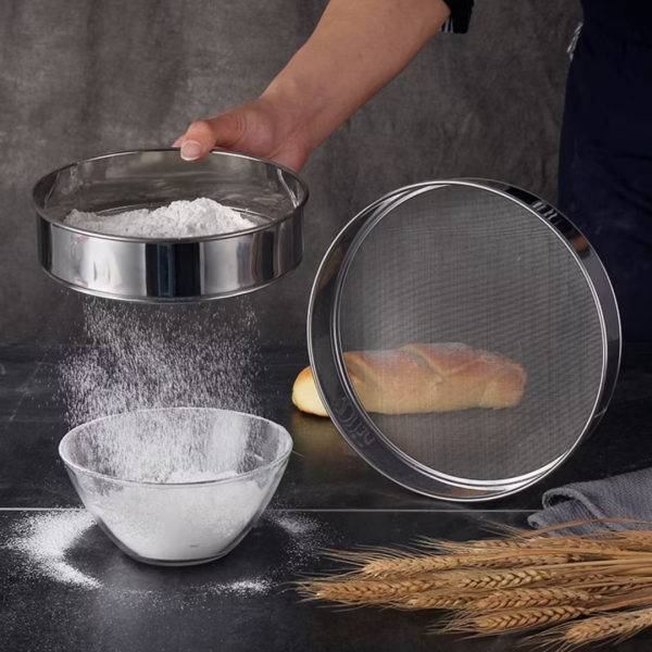 28 JM Gold Metro Sieves – 3 Piece Set (Stainless Steel)