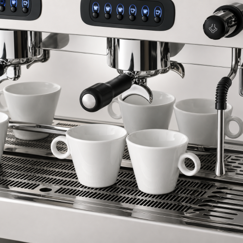 Commercial Coffee Machine – ACM Italy Stainless Steel 2 Group - Image 2