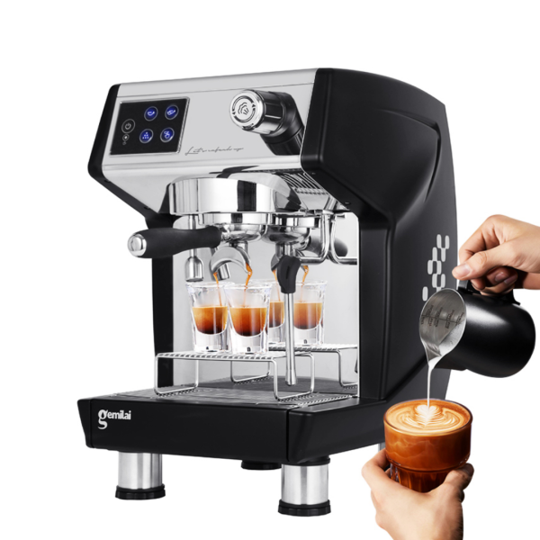 03 Commercial Coffee Machine – ACM Italy Stainless Steel 1 Group (2)