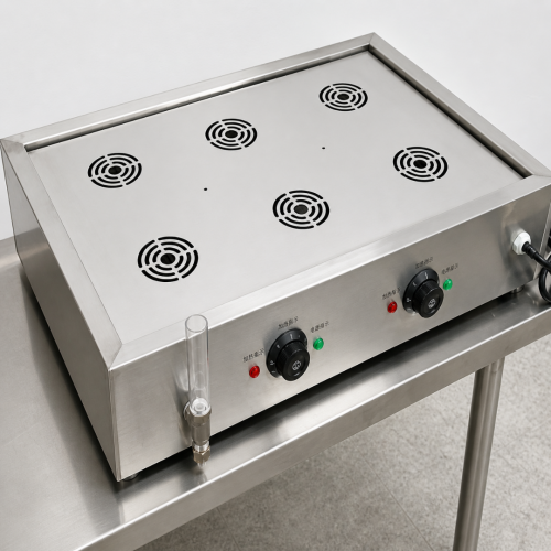 Dim sum Electric Steamer 6-Slot – Stainless Steel Automatic (China) - Image 2