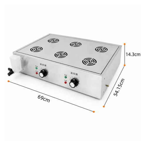 Dim sum Electric Steamer 6-Slot – Stainless Steel Automatic (China) - Image 3