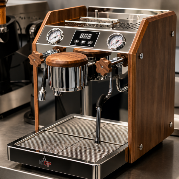 04 Commercial Coffee Maker – IHOP China Stainless Steel _ Wooden Finish 1 Group (2)