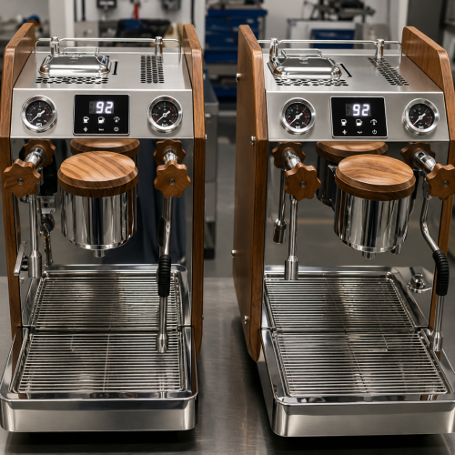 Commercial Coffee Maker – IHOP China Stainless Steel / Wooden Finish 1 Group - Image 2