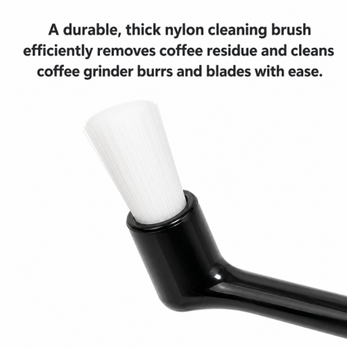 Coffee Cleaning Brush – Black (China) - Image 2