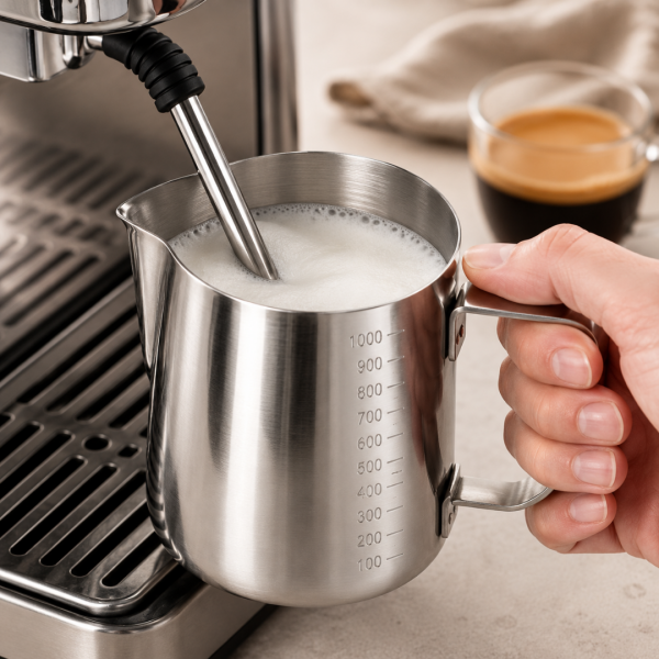 14 Frothing Jug _ Pitcher – Stainless Steel 900ML (China)