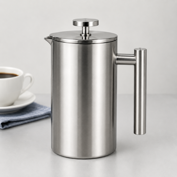 16 Coffee Plunger – Stainless Steel 900ML (China) (2)