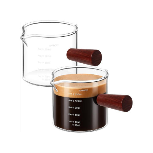 Espresso Shots Cup – Glass / Wooden 500ML (UK) - Image 2