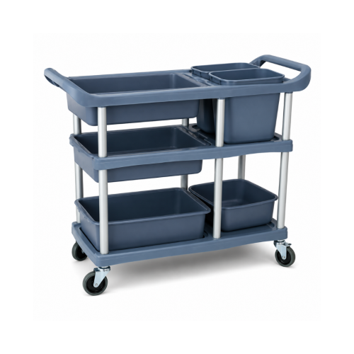 Kitchen Clearing Trolley – Plastic (China) - Image 2