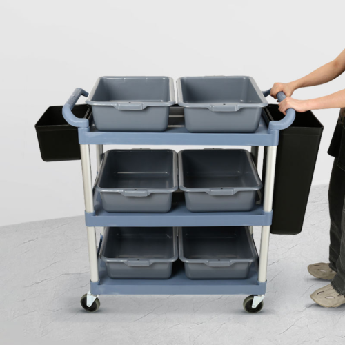Kitchen Clearing Trolley – Plastic (China) - Image 3