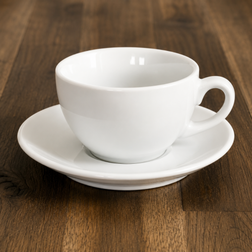 Cappuccino Cup – Ceramic White 225ML / 285ML / 360ML - Image 2