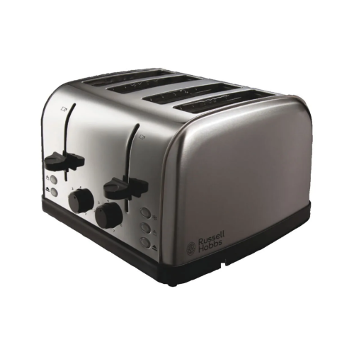 Bread Toaster 4 Slice – Russell Hobbs Black - Image 2