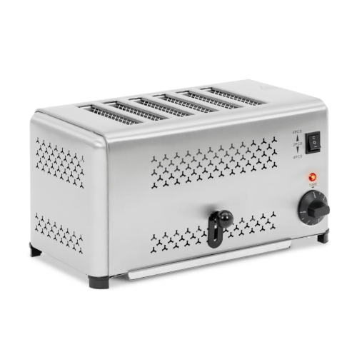 Bread Toaster 6 Slice – Grace Kitchen Silver - Image 2