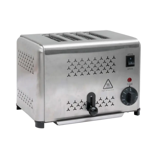Bread Toaster 4 Slice – Grace Kitchen Silver - Image 2