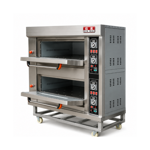Oven Double Electric – Stainless Steel 2 Deck 4 Trays (China) - Image 2