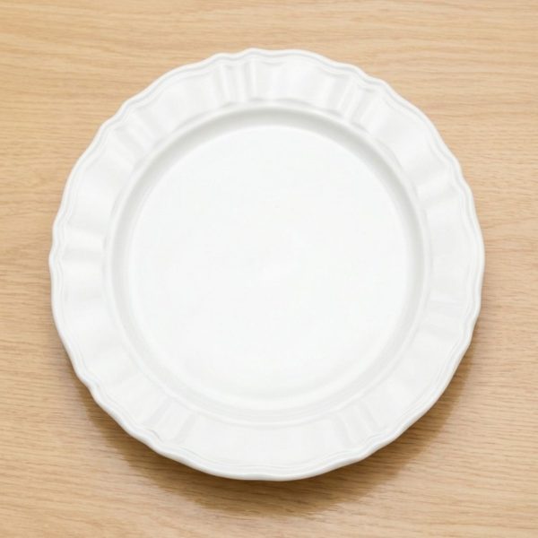 Dinner Plate Round Flower 10.5 Inches