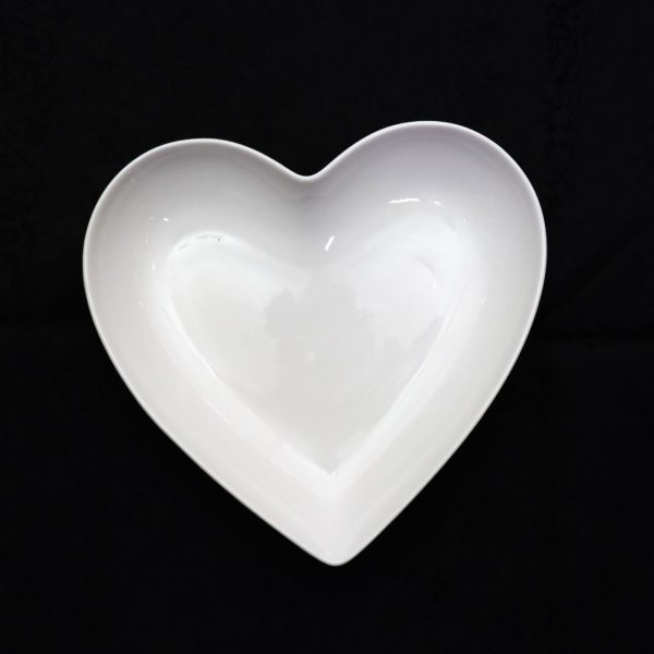 Side Plate Love Heart 7 Inches